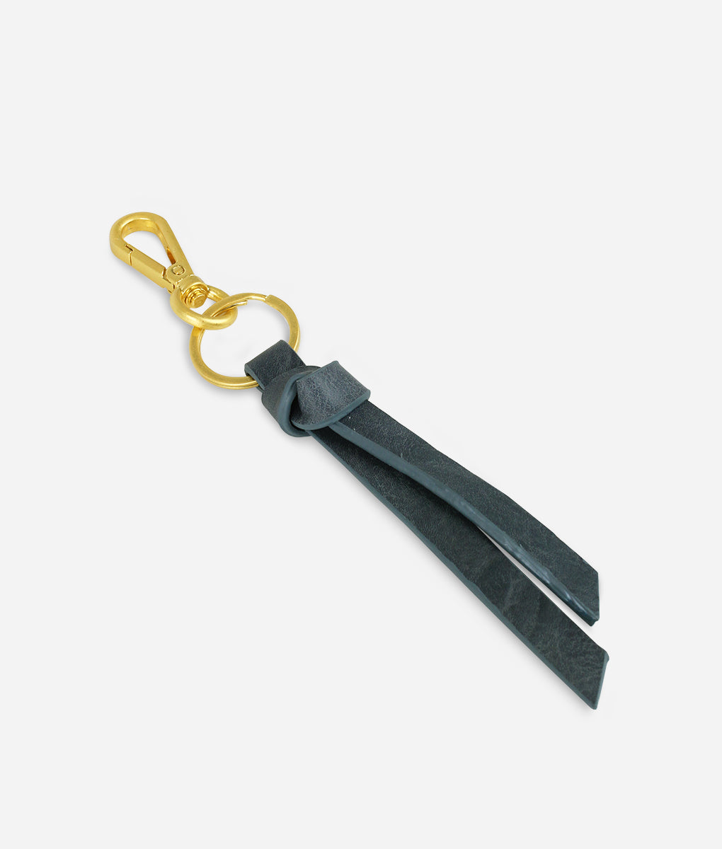 The Knotted Keychain - Denim