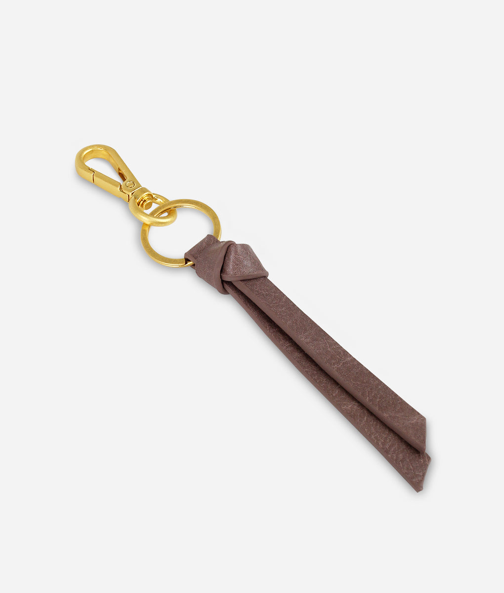 The Knotted Keychain - Mauve