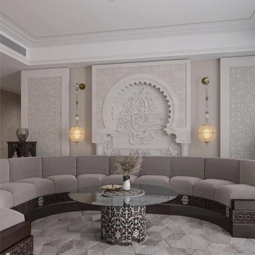 ARABIC LIVING ROOM PROJECT IN RAS AL KHAIMAH