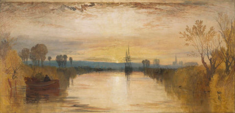 Joseph Mallord William Turner, Chichester Canal (c.1828)  Joseph Mallord William Turner, Chichester Canal (c.1828), Oil on canvas, Tate, Accepted by the nation as a part of the Turner Bequest 1856, © Tate 