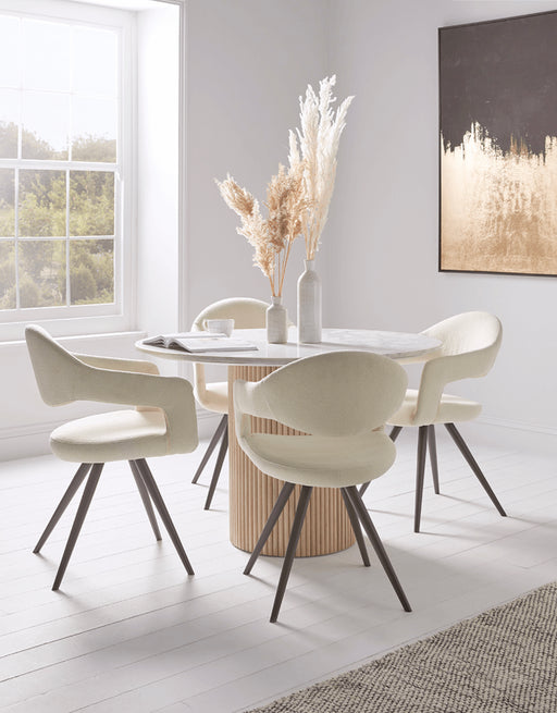 Reed 120cm Round Dining Table - Lees of Grimsby