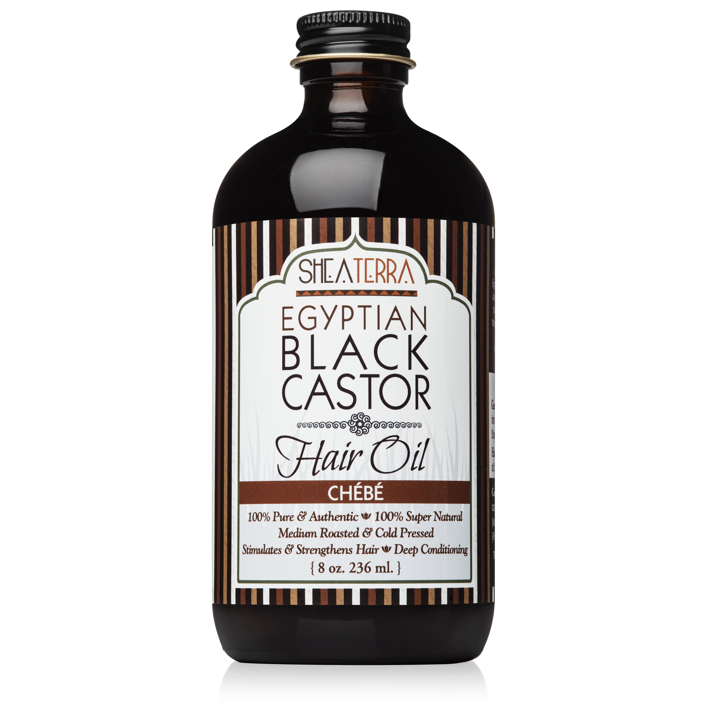 100% Pure Egyptian Black Castor Extra Virgin Oil CHE'BE' – SHEA TERRA  ORGANICS
