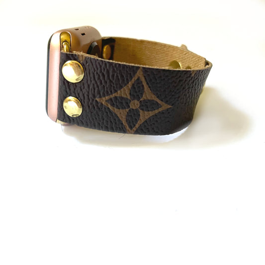 Louis Vuitton Luxury Repurposed Skinny Cuff Bracelet