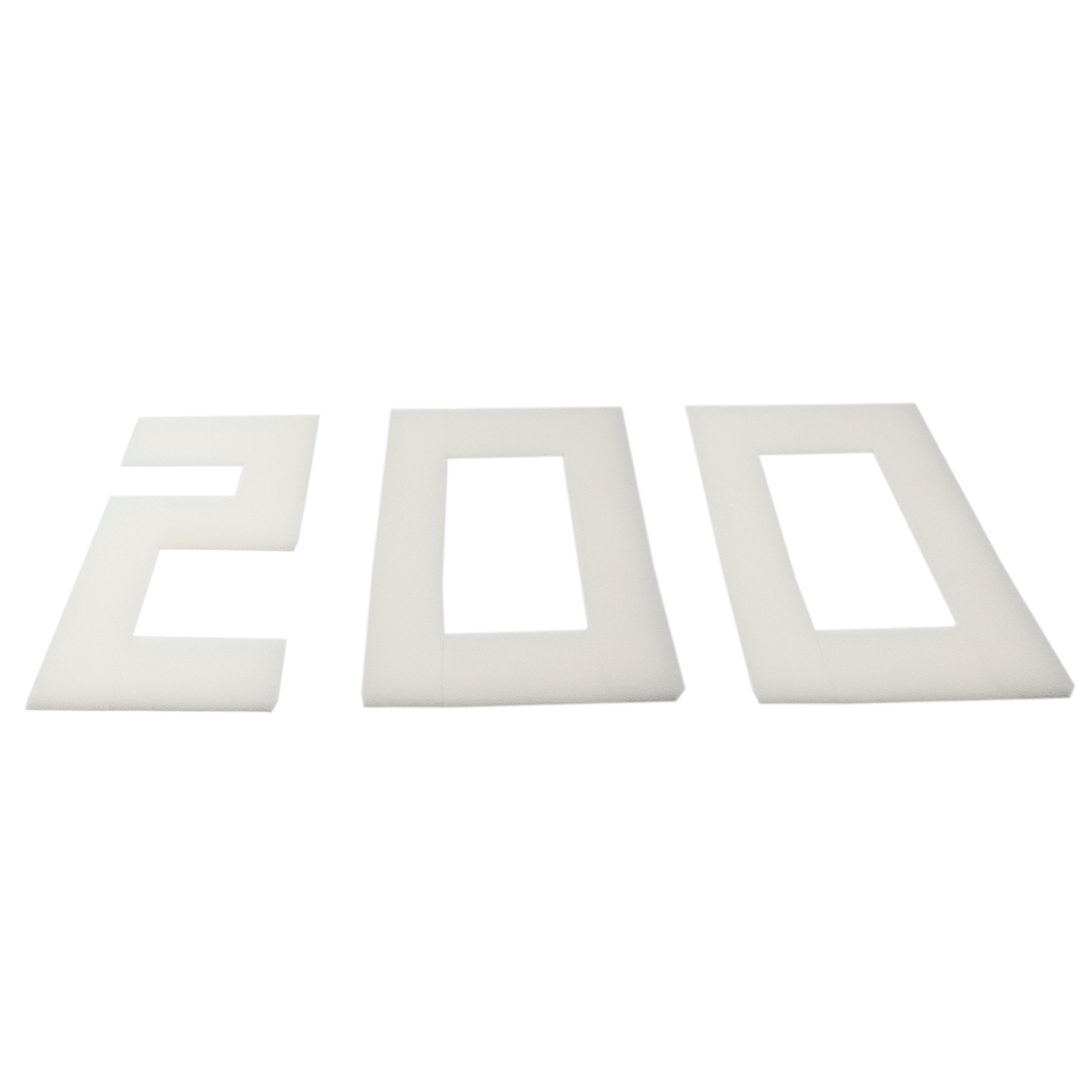 LTWHOME Compatible Foam Filters Suitable for Interpet Pf3 Internal Filter(Pack of 200)