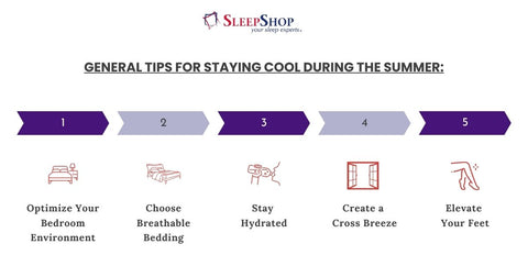 General Tips for Staying Cool during the summer