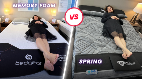 memory foam vs spring mattress