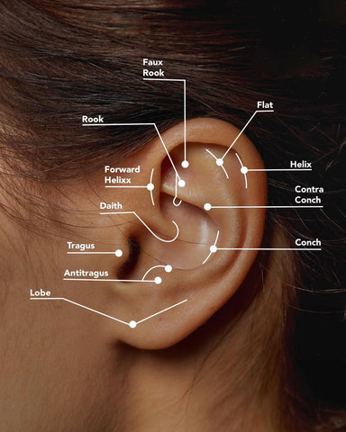 Pain Scale: Ranking Ear Piercings from Least to Most Painful – Cura ...