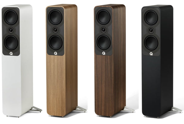 qacoustics floorstanding speakers 5040 finishes