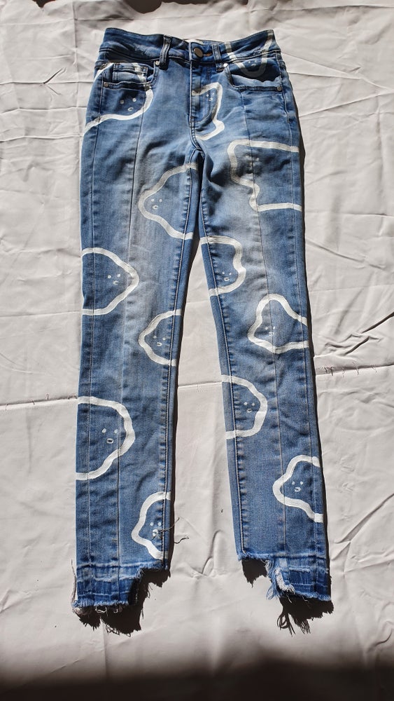 bubbling anxiety jeans