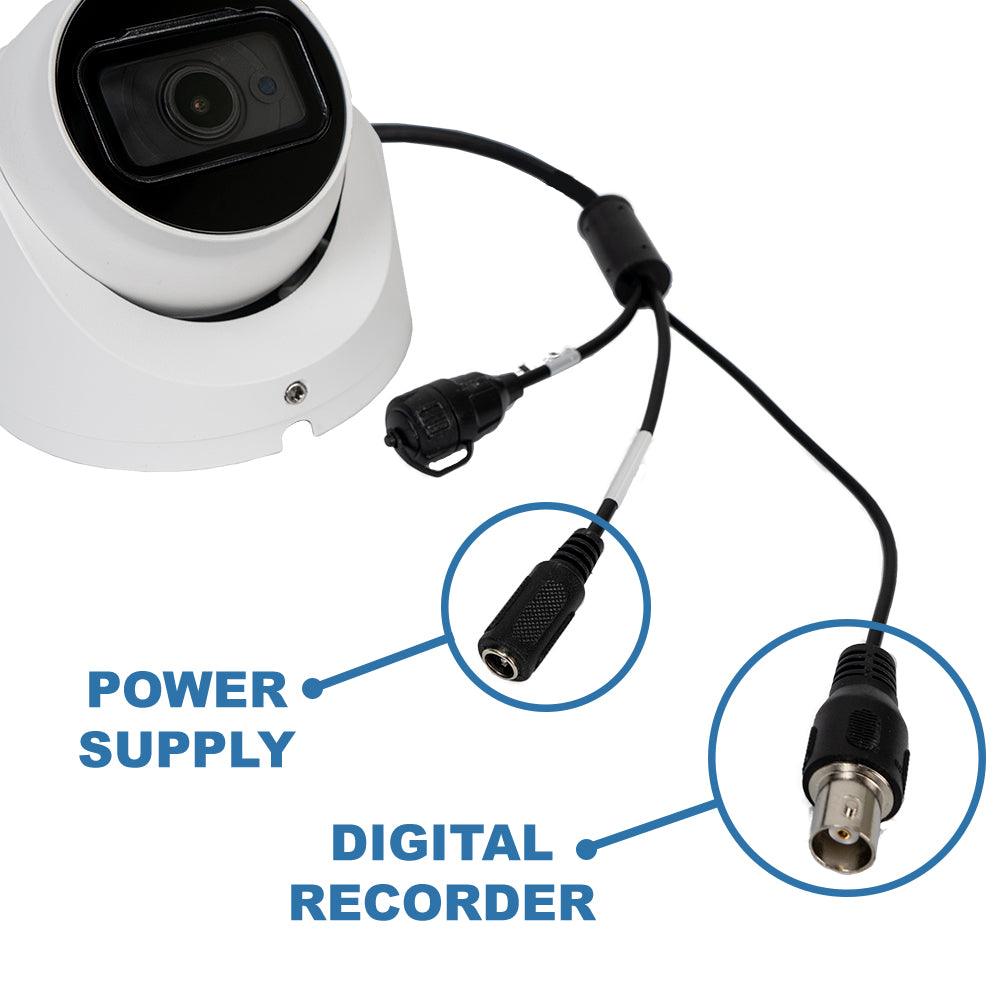 High Definition Analog Security Camera - 8MP Functions