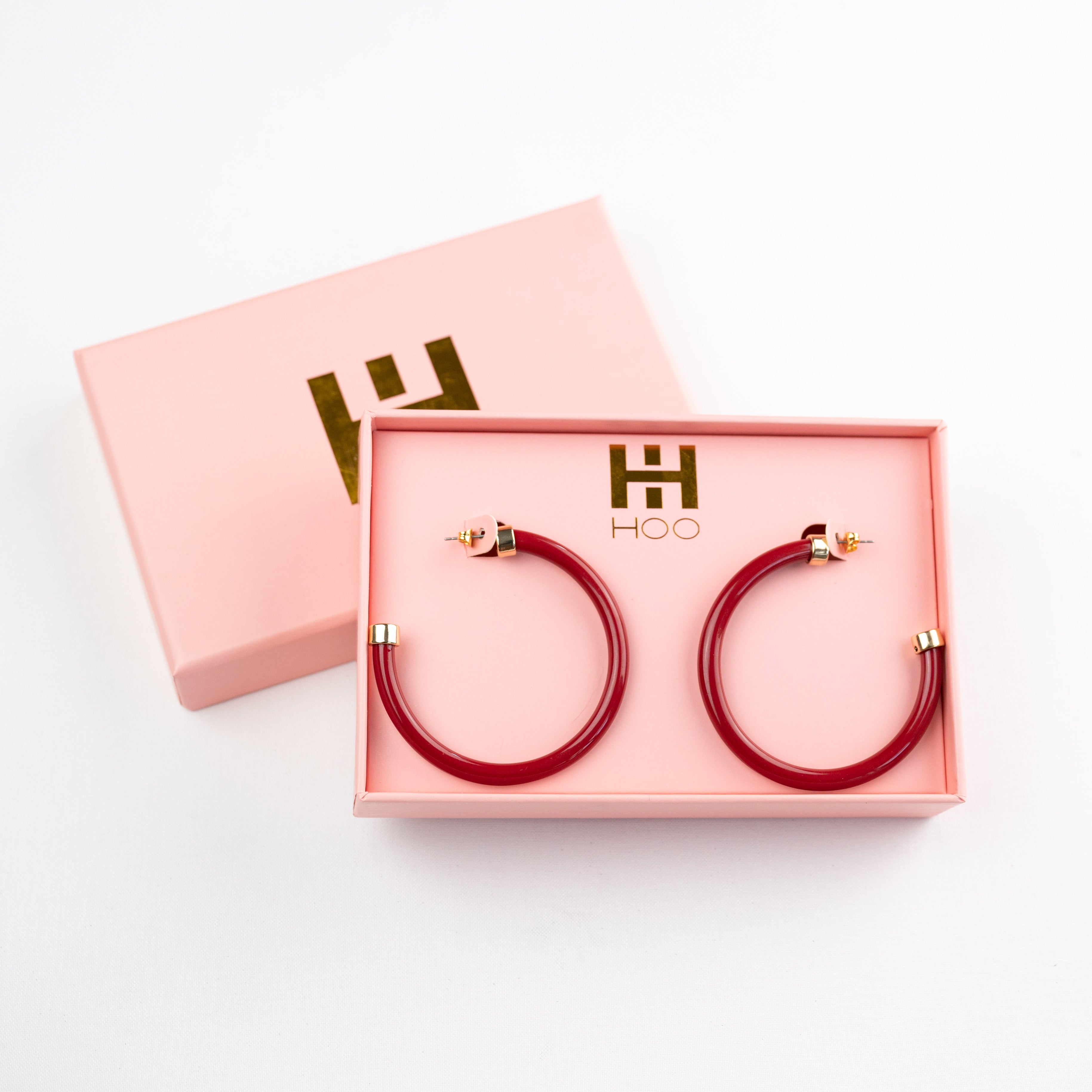 Original Fendi Rose Gold Hoops Earrings 