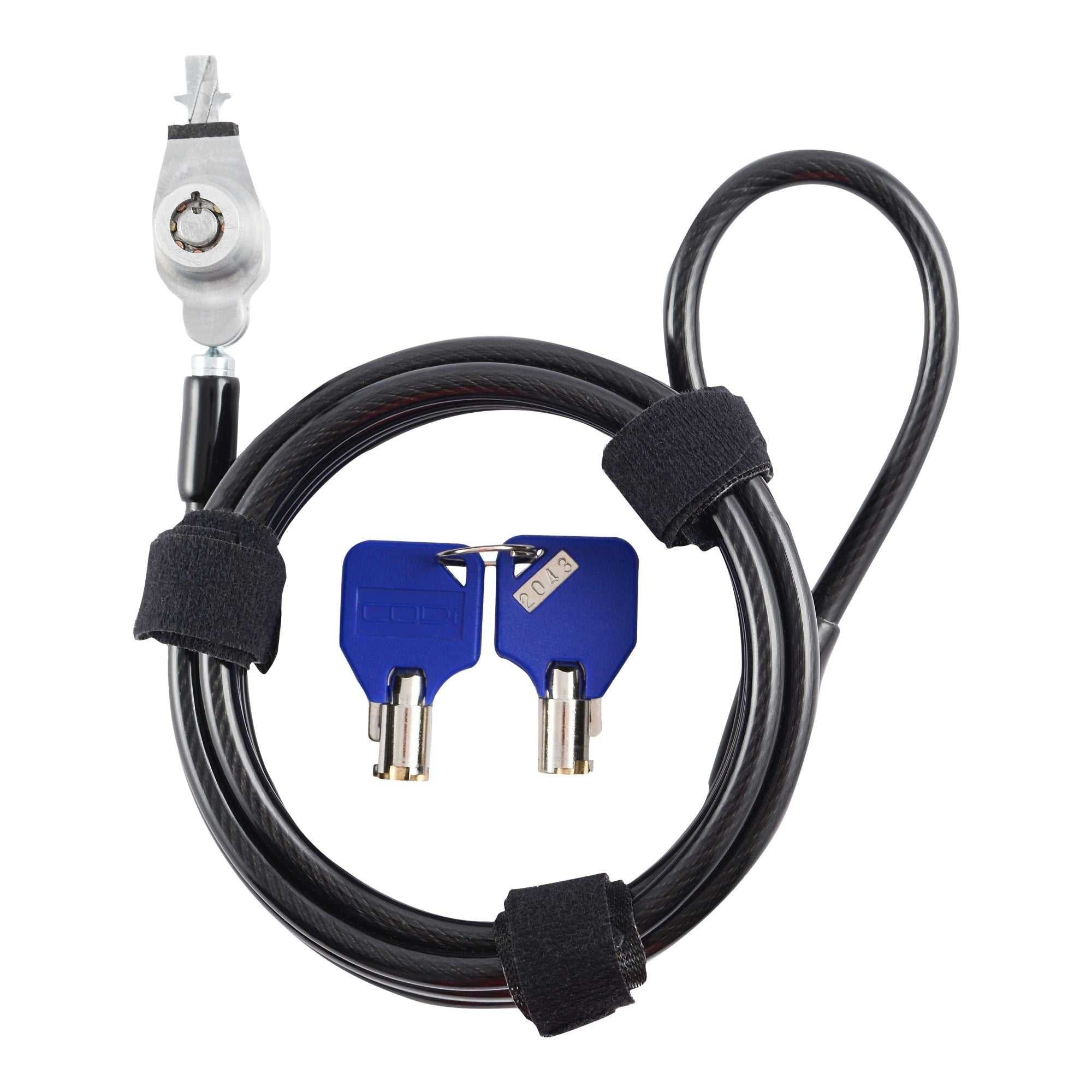 Bilateral Key Cable Lock for Wedge Slots w/ Two Keys*