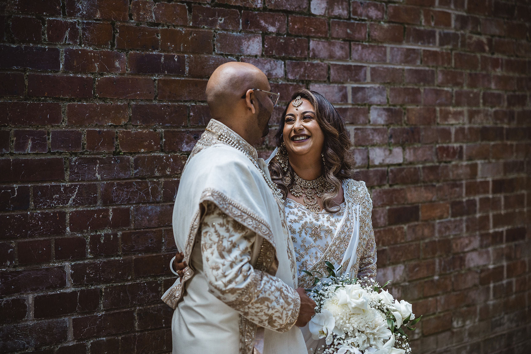 The bride and the groom