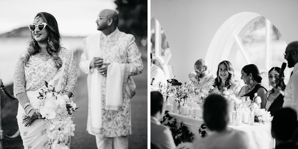 Indian Bride and Groom in Auckland - New Zealand Wedding