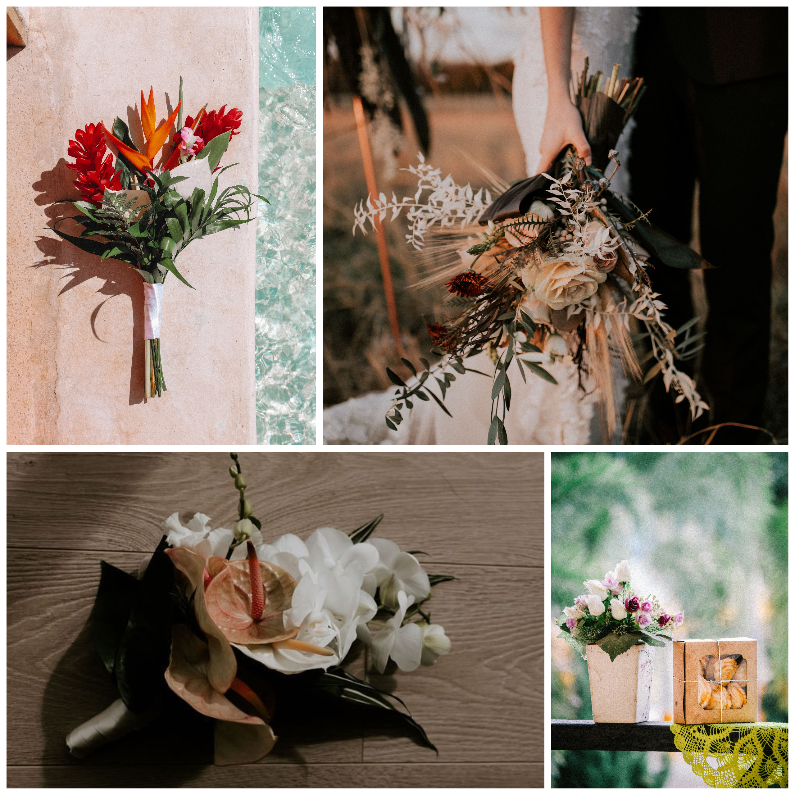 Picture 1: Wedding Inspo by WSW | Picture 2: Photo by Hannah Busing on Unsplash | Picture 3: 📸: @zemanandco | Picture 4: Photo by Kawin Harasai on unsplash