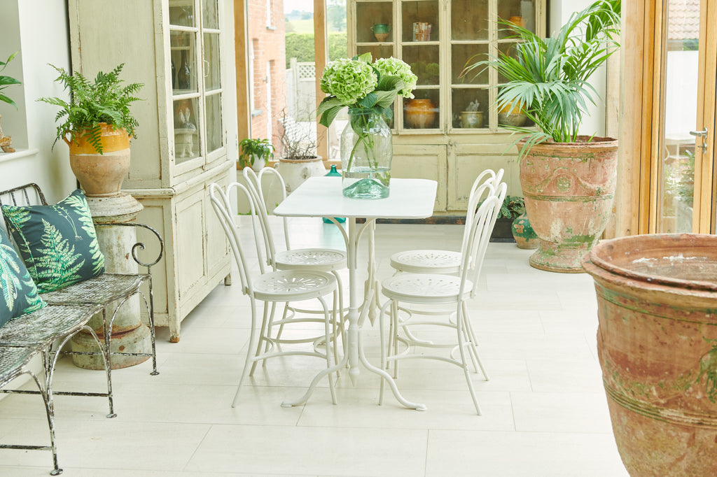 French Antique Furniture in orangery