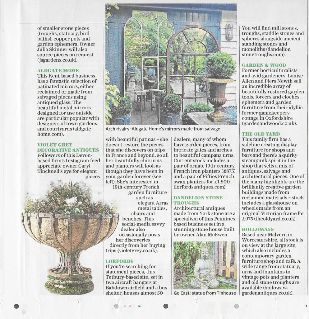 Telegraph feature of Violet Grey