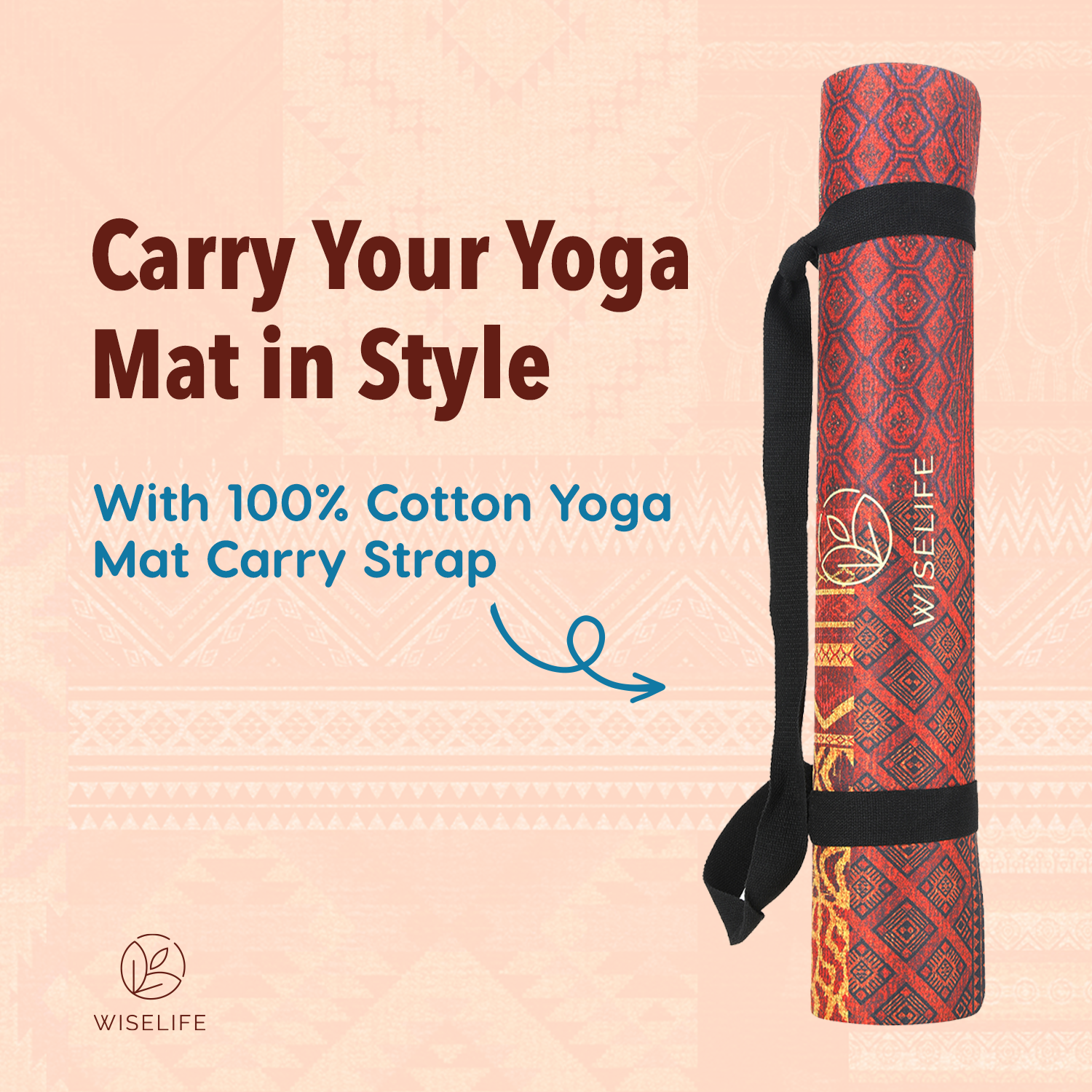 Suede & Natural Rubber 5MM Yoga Mat –