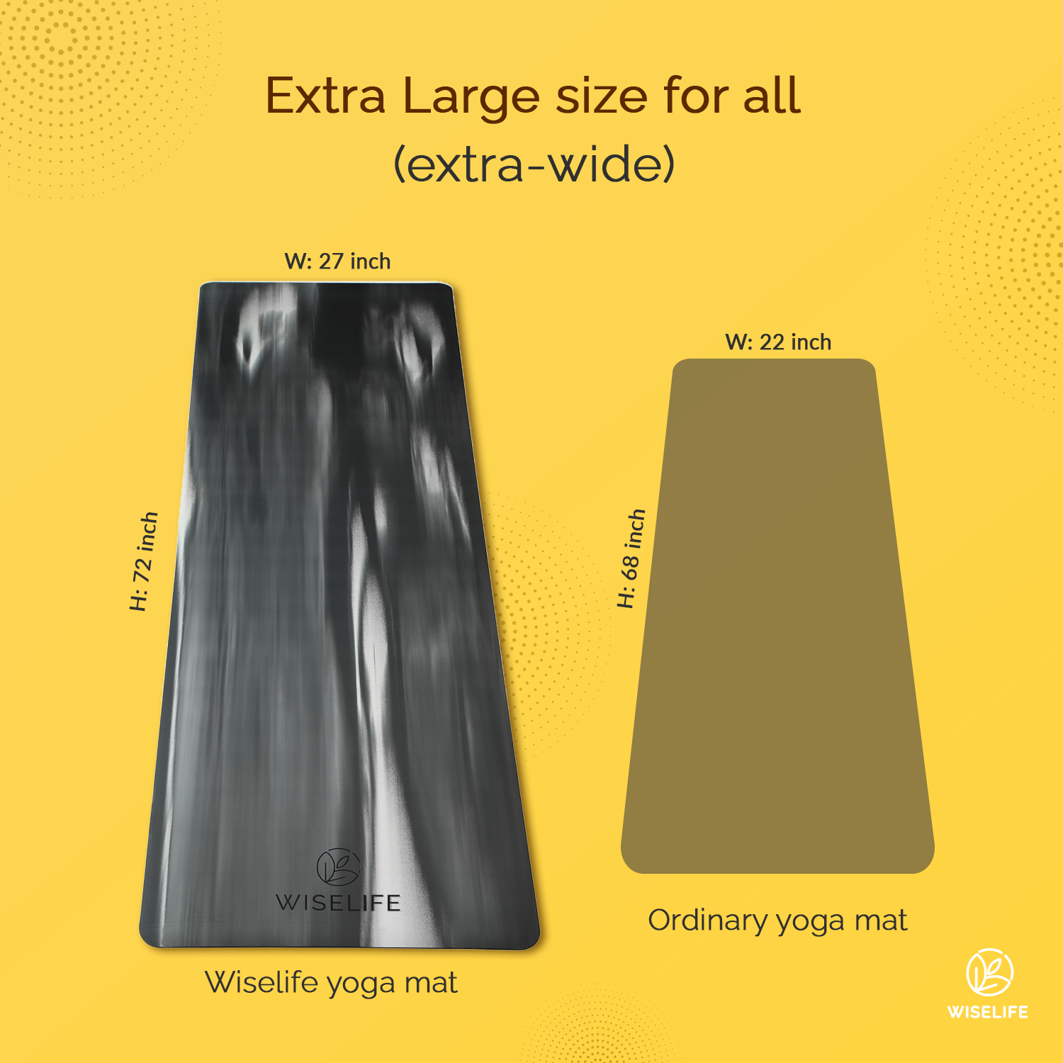 PU Marble & Natural Rubber Yoga Mat