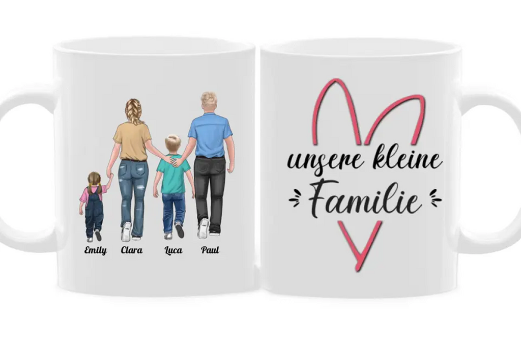 Our little families - personalized cup