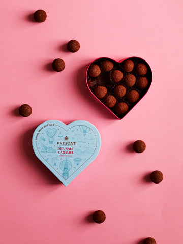 Prestat Chocolates | Sea Salt Caramel Love Heart Box | Best Valentines Gifts 2023 | Valentines Gifts For Him | Valentines Gifts For Her