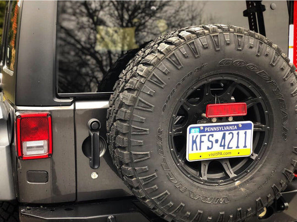 License Plate Relocation Bracket Jeep Wrangler JK (2007-2018) |  