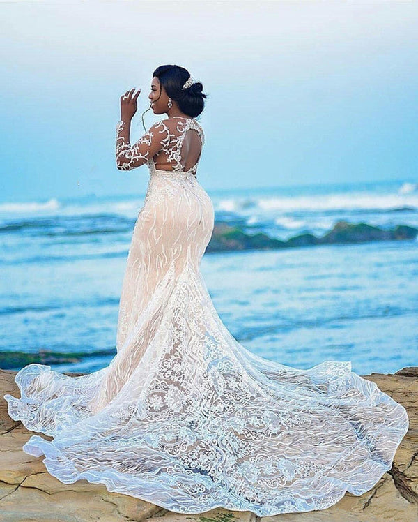 Mermaid One Shoulder Ruffle Wedding Dress With Tailored Beads, Crystal  Embellishments, Ruffles, And Sweep Train Plus Size Bridal Gown From  Dresstop, $300.71