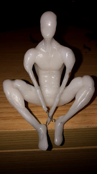 Sitting figure made out of InstaMorph.