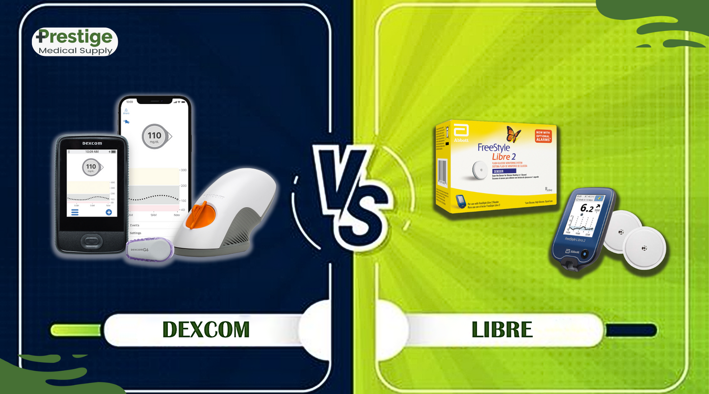 CGM Showdown: Libre vs Dexcom – Prestige Medical Supply