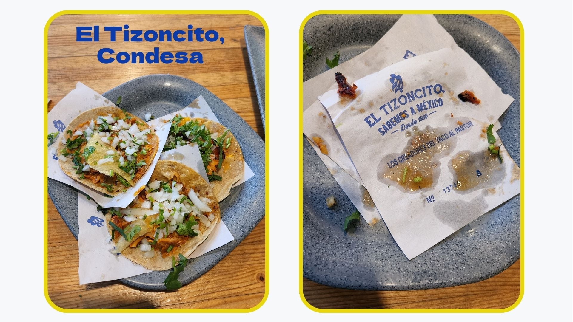 El Tinzoncito, Al Pastor tacos in Mexico City