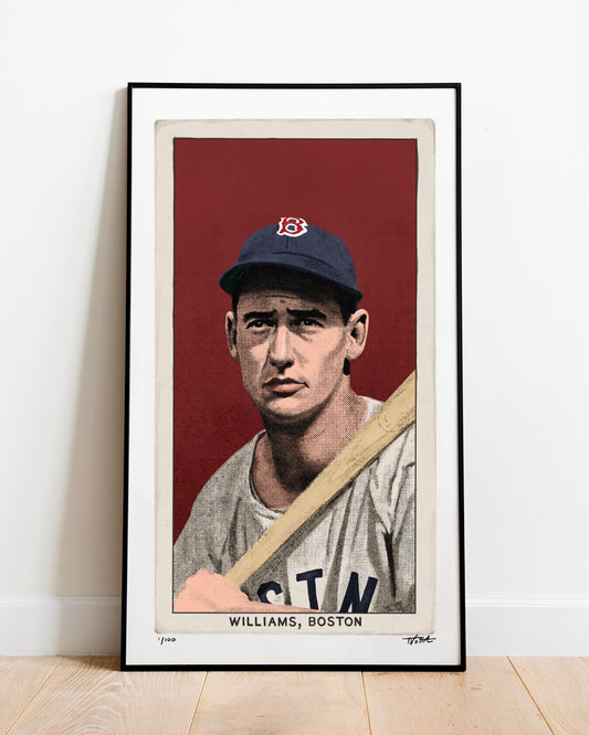 MICKEY MANTLE - FRAMED picture by Artist PETRONELLA