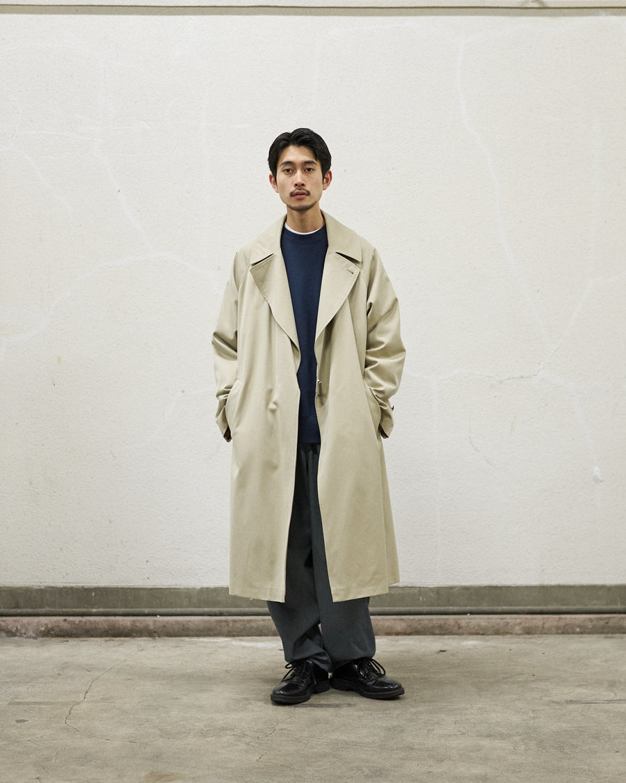 コットンギャバ タイロッケンコート Beige 2023ss size1 hoshayfood.com