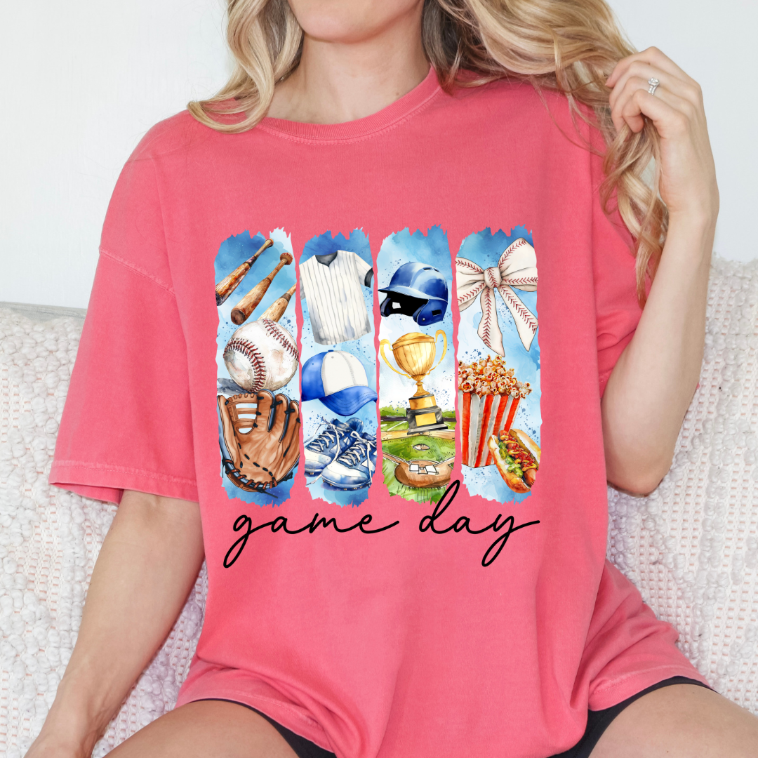 Game Day Comfort Color Tshirt