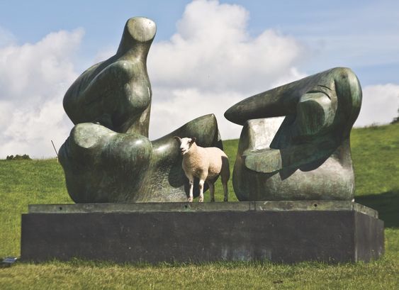 Yorkshire Sculpture Park, park of Moore's Open Air Bronze Collection. Photo by Andrew Marshall.