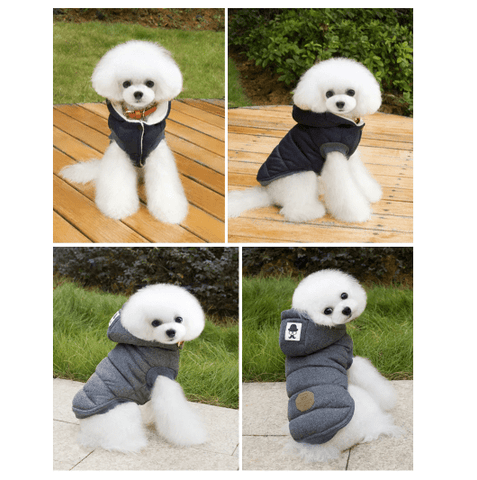 Roupa De Frio Para Cachorro | Aveludada | Com Capuz - Boompreçopet