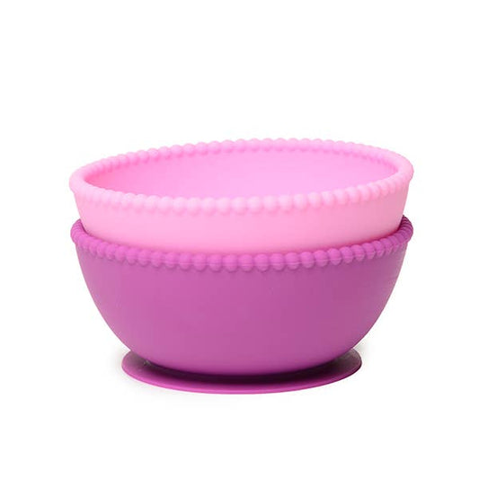 Ali+Oli Suction Bowl & Spoon Set (Blush)