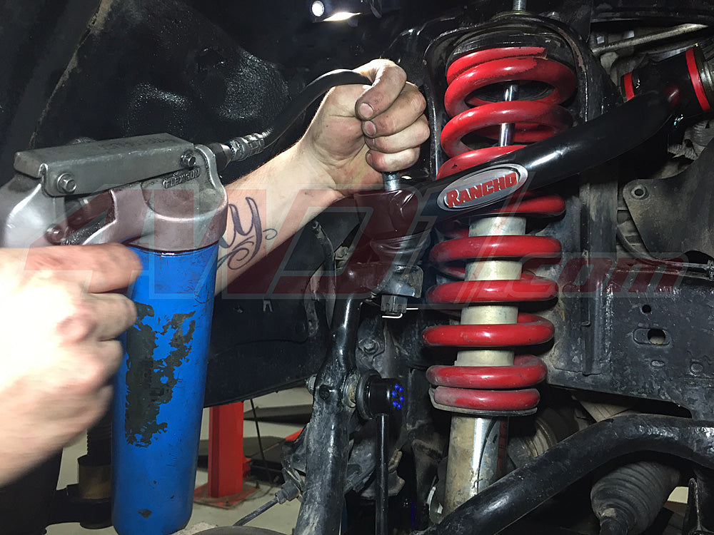 greasing ball joints