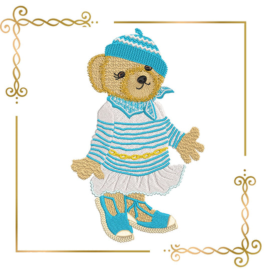 Teddy Bears and Kitty embroidery designs – digitizingembroidery