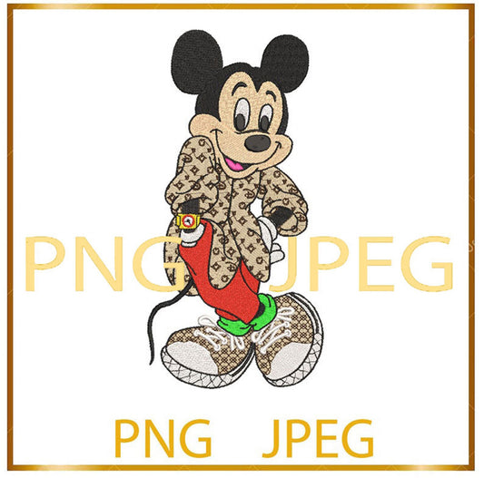 PNG or JPG Files for Printing Mouse Bow Fantasy Parody 