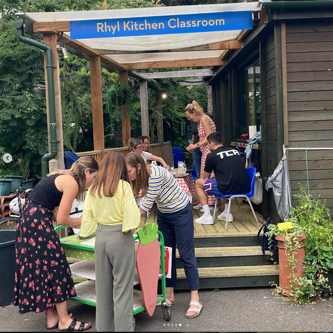 North London Cares visits Rhyl Kitchen Classroom