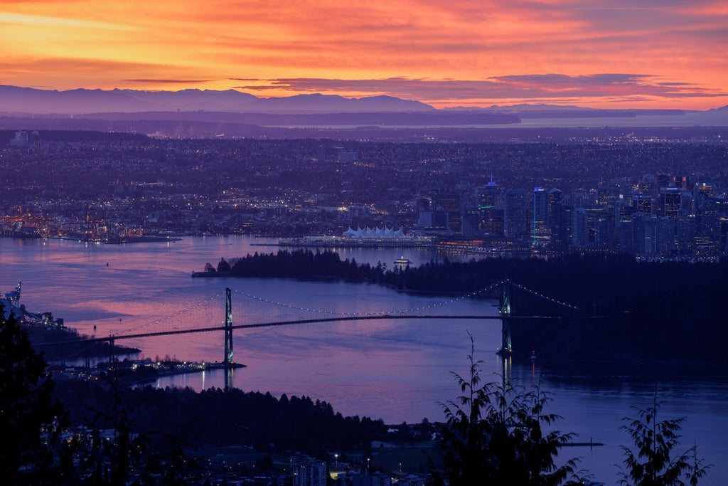 Sunrise in Vancouver, Canada
