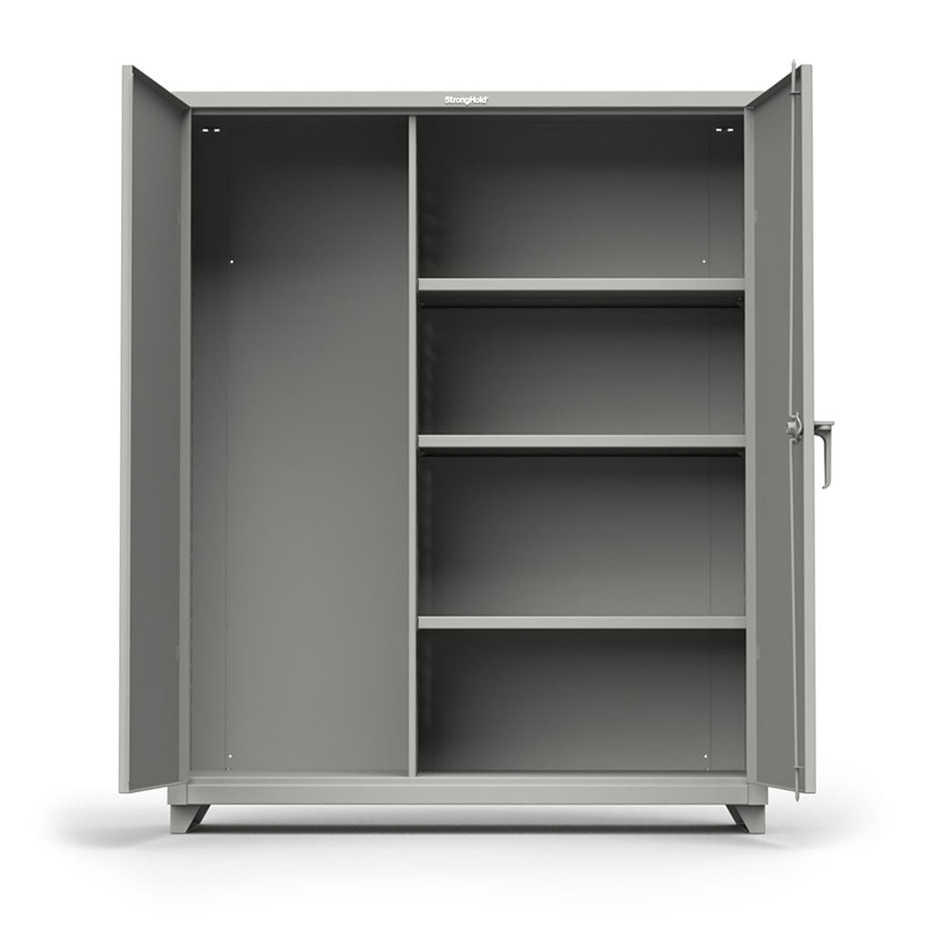 60 in. W x 32 in. D Heavy Duty Steel, 4 Door Storage Cabinet