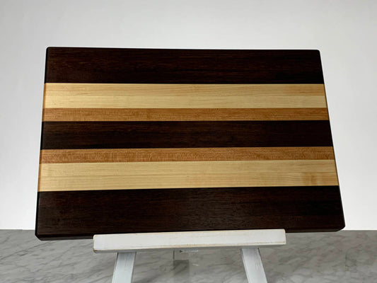 Cherry and Walnut Cutting Board (18x12) - Shape of Yew