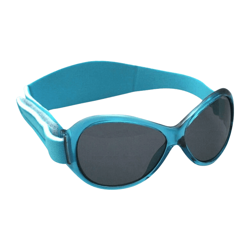 Solbriller i retrostil for baby barn (Retro Banz Aqua) – BarniSolen.no