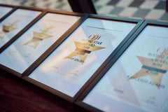 CEW Rising Star Award 2022 award plaques