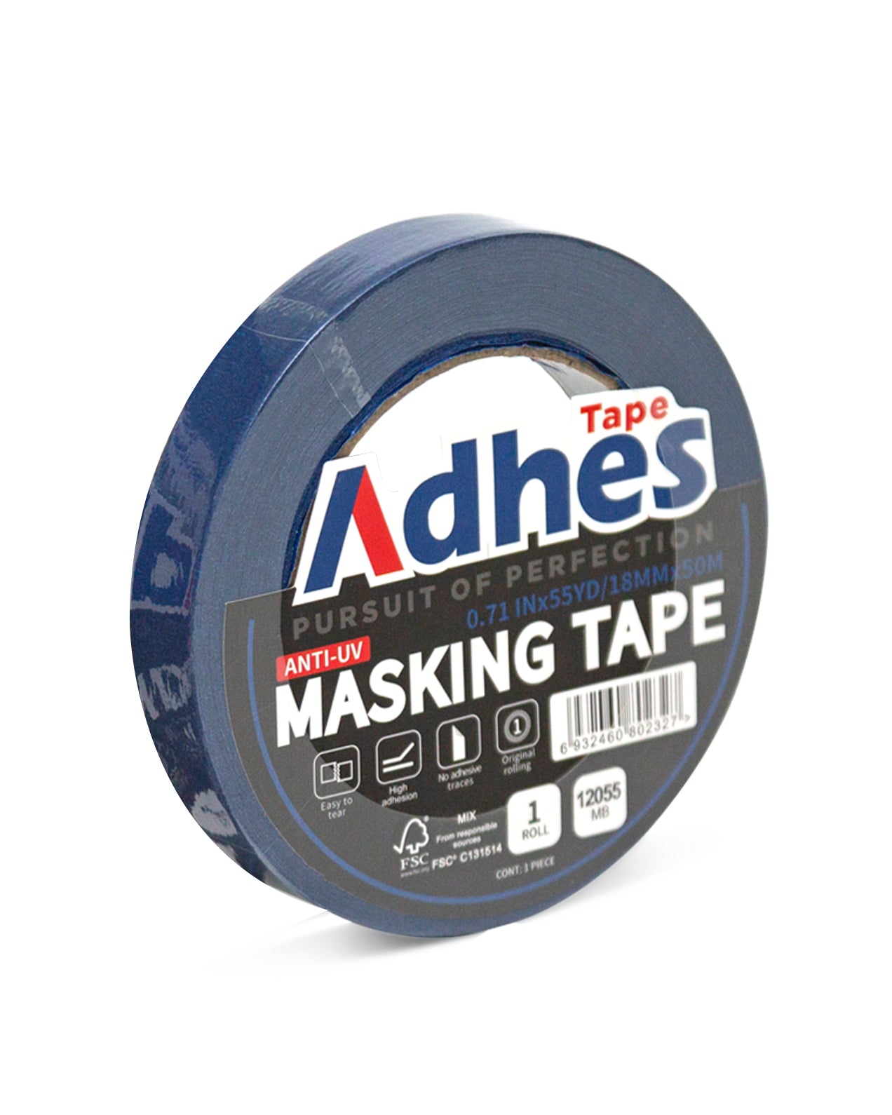 White Masking Tape 1 X 55 Yard Roll