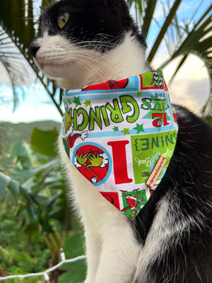 Grinch collage bandana - Pins & Needles por Nino