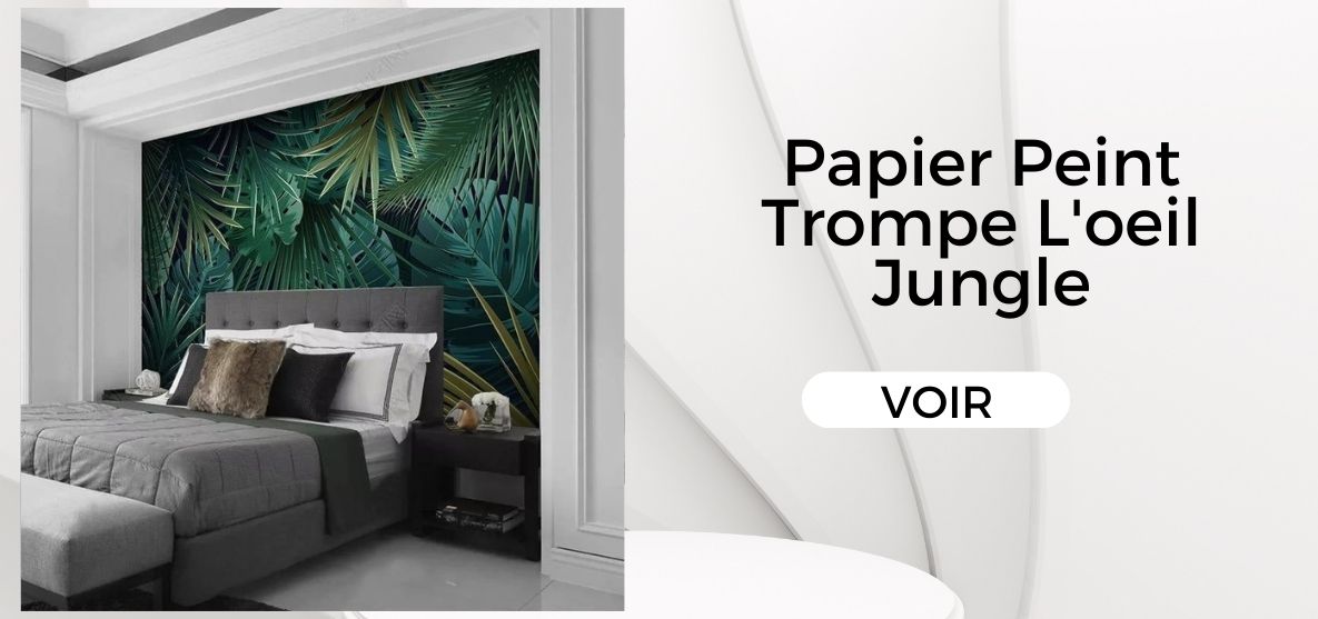 Trompe L'oeil Jungle Wallpaper