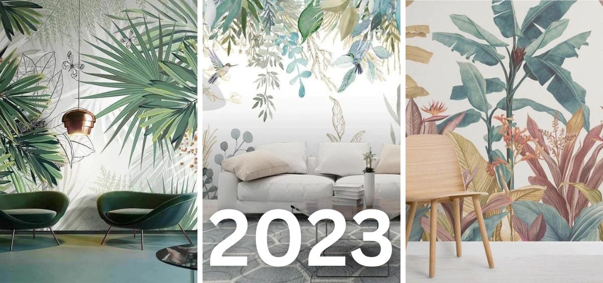 trendy floral wallpaper 2023