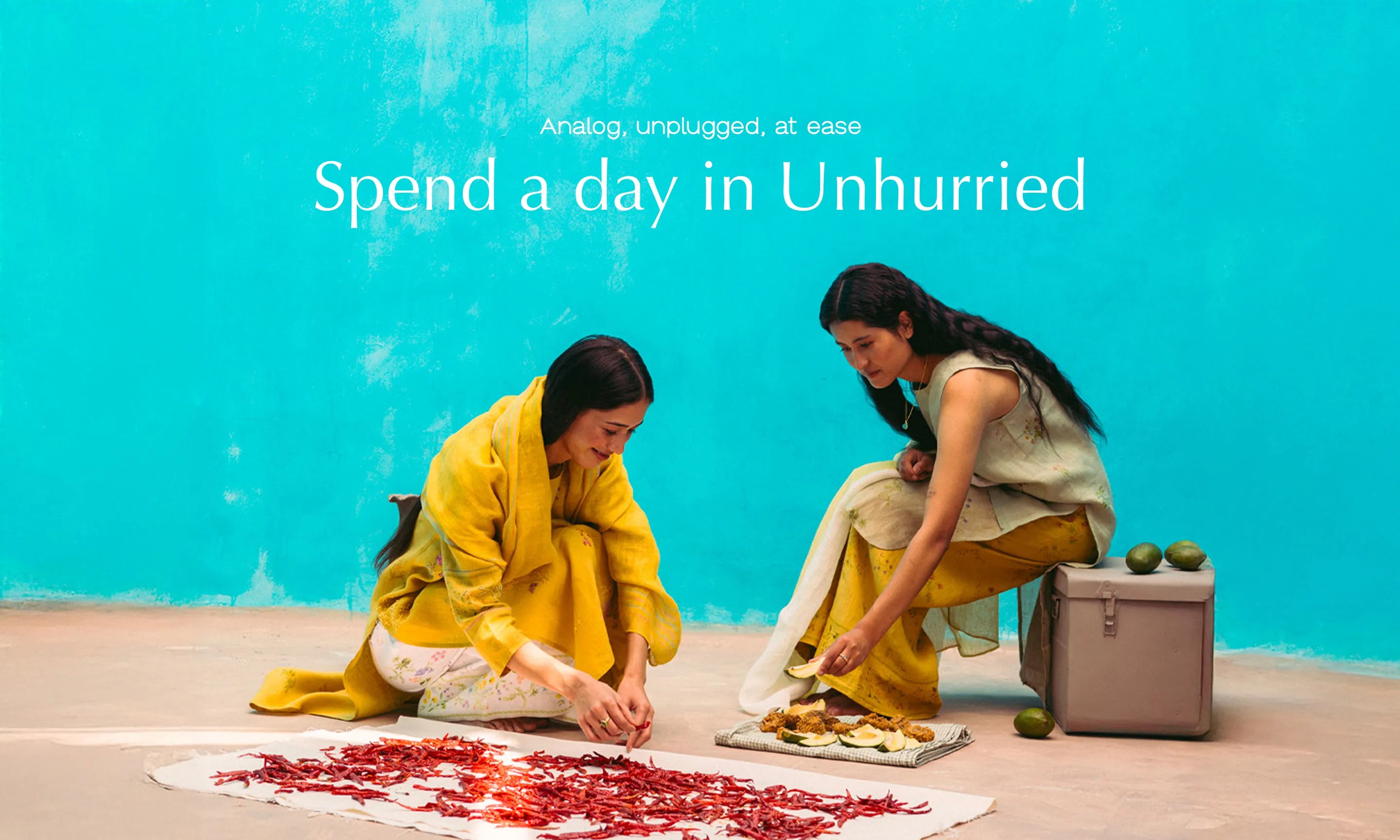 Unhurried banner